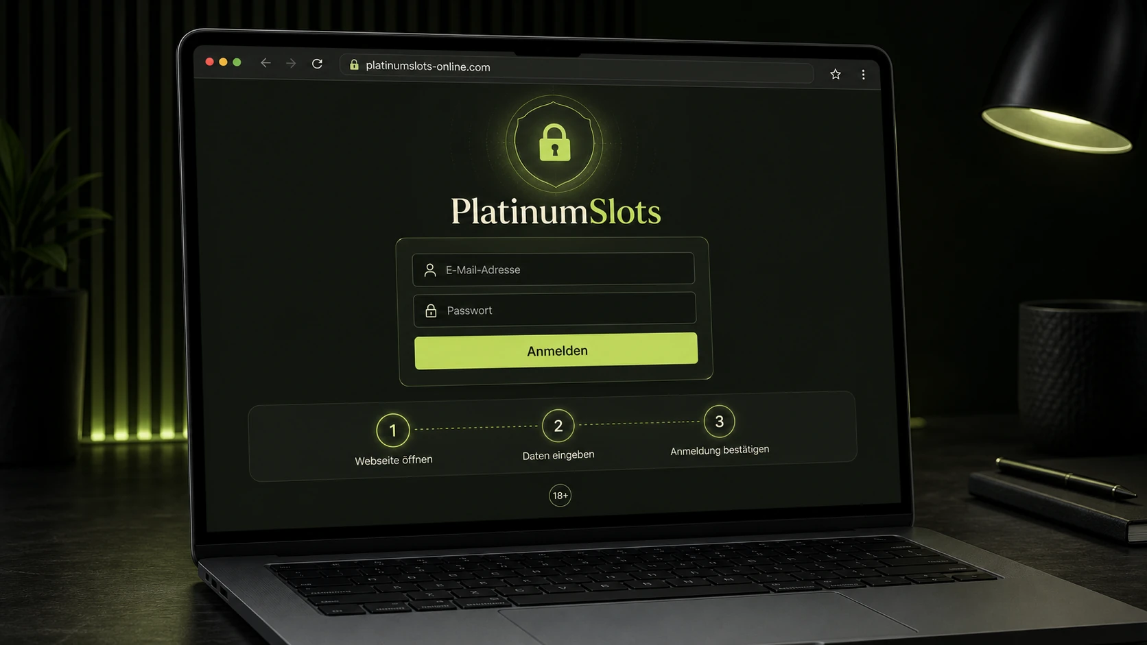 So funktioniert der PlatinumSlots Login